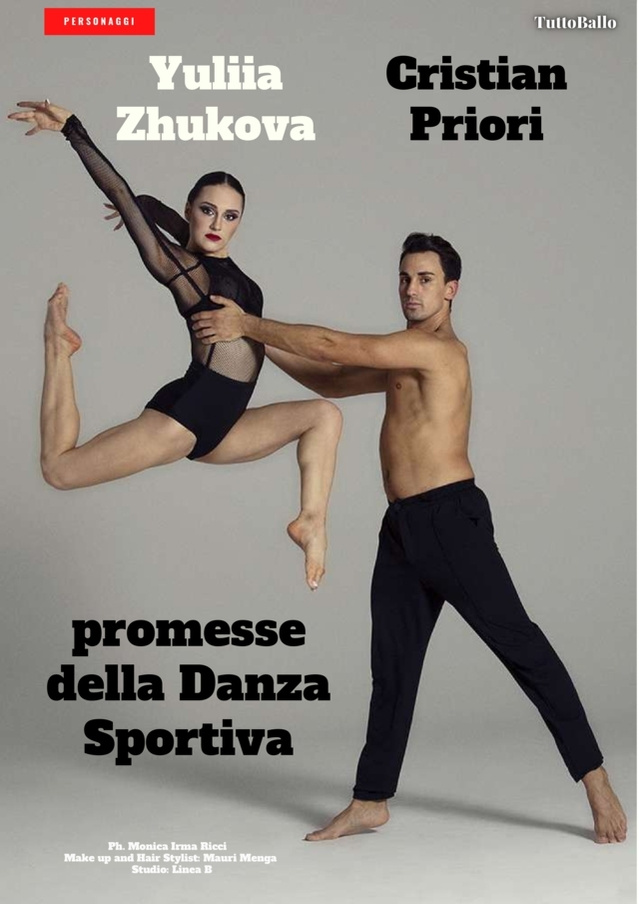 Shooting Yulia Zhukova and Cristian Priori - Tutto Ballo 20 - anno 2021 - ph Monica Irma Ricci - Mua Mauri Menga
