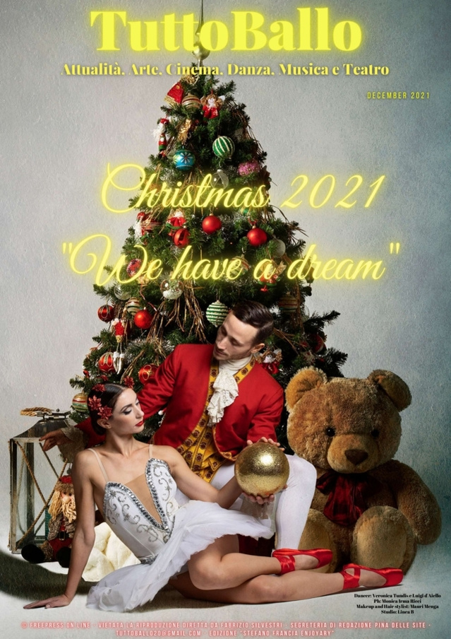 Shooting "Natale 2021" - Veronica Tundis e Luigi d'Aiello - ph. Monica Irma Ricci - mua Mauri menga