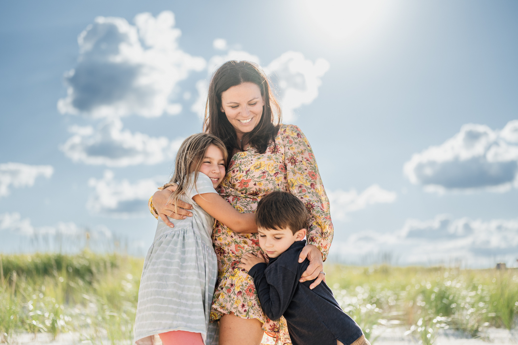 Family photography on crane beach in ipswich massachusetts