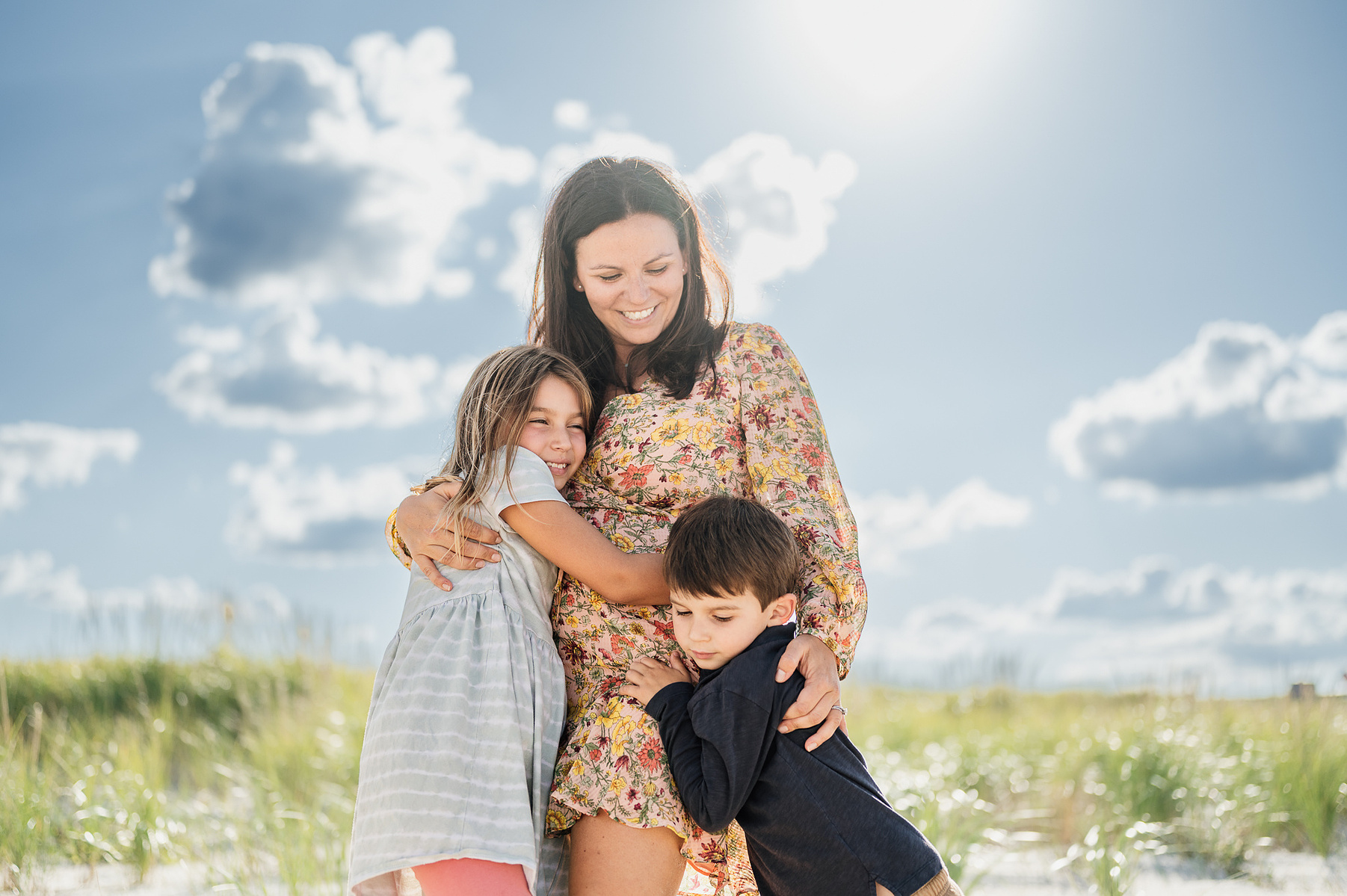 Family photography on crane beach in ipswich massachusetts