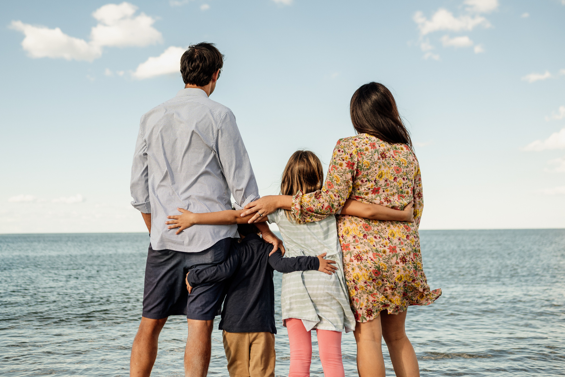 Family photography on crane beach in ipswich massachusetts