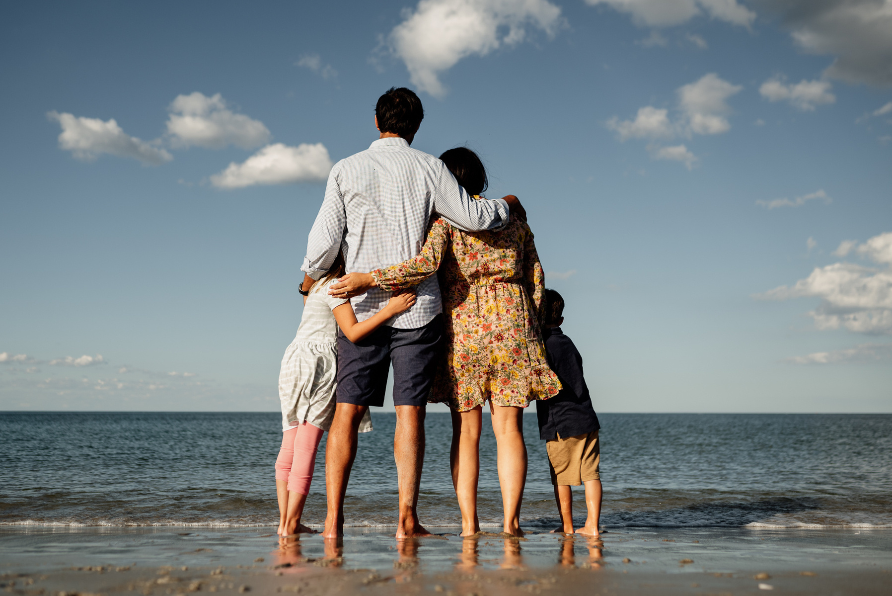 Family photography on crane beach in ipswich massachusetts