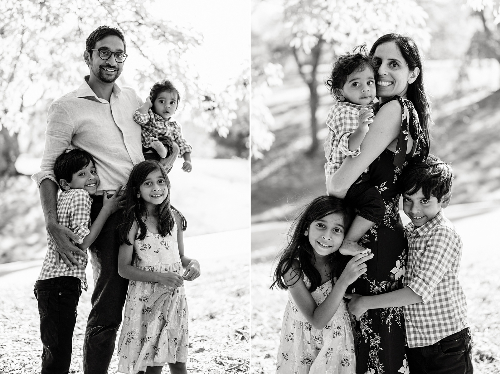 Children snuggle with their parents in the arnold arboretum captured by west roxbury family photographer korri leigh crowley