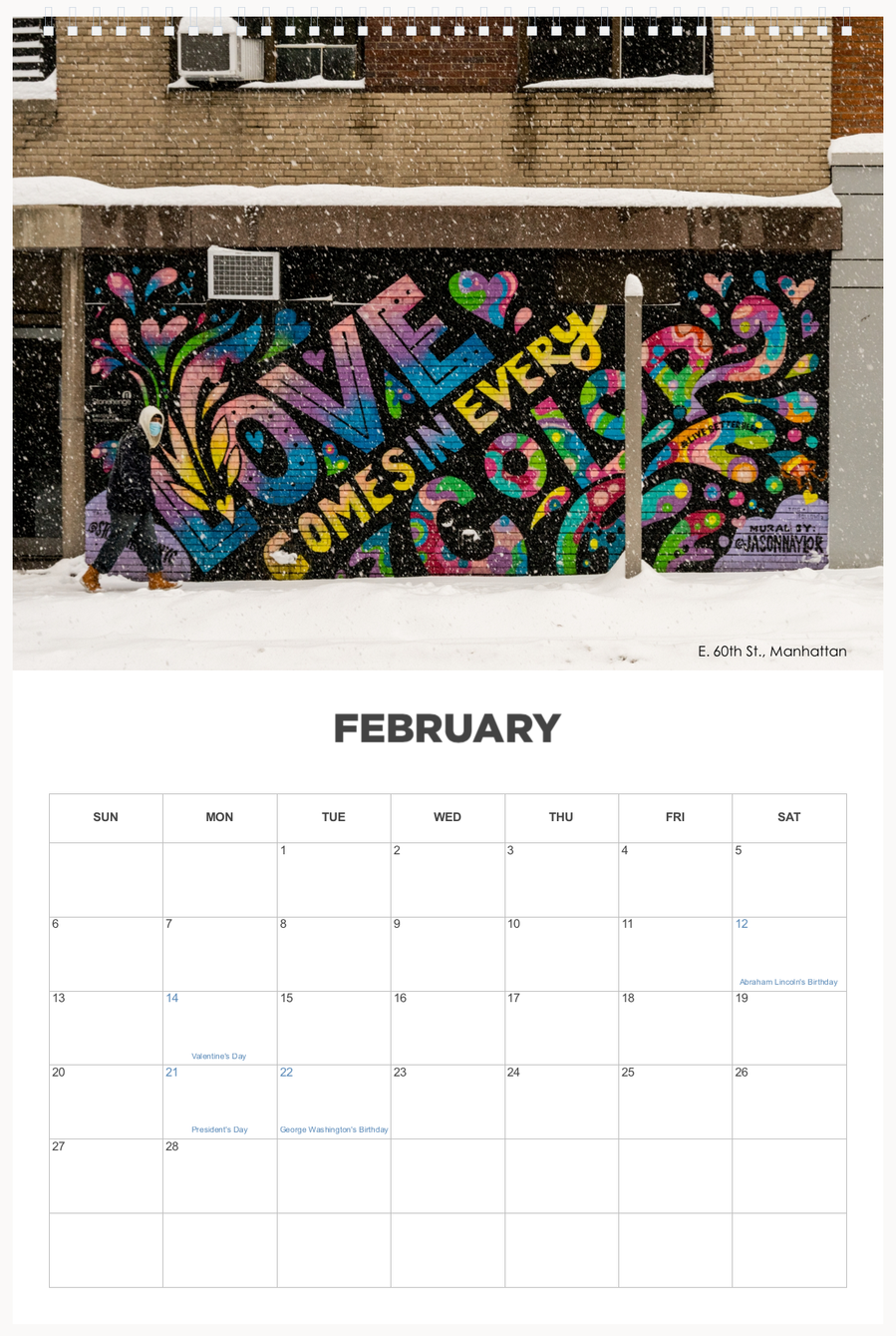 12x18 calendar