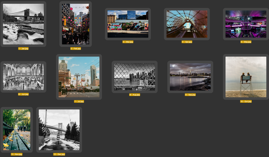2024 NYC calendar images