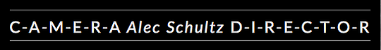 Alec Schultz's Portfolio