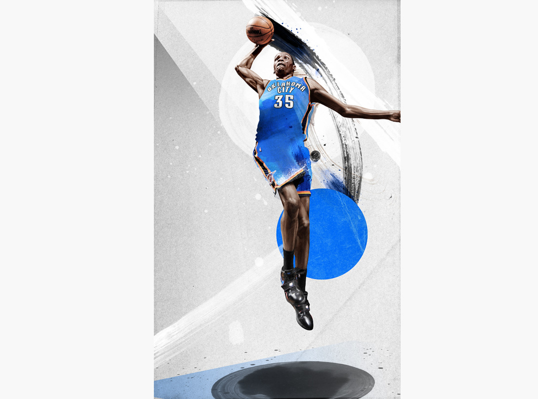 HelloVon Studio www.hellovon.com Leading portrait illustrator. House of Hoops, LeBron, Kobe. Sport illustration, action, basketball, contemporary, modern, motion, portrait, painting, ink, watercolour, celebrity, hero, iconic