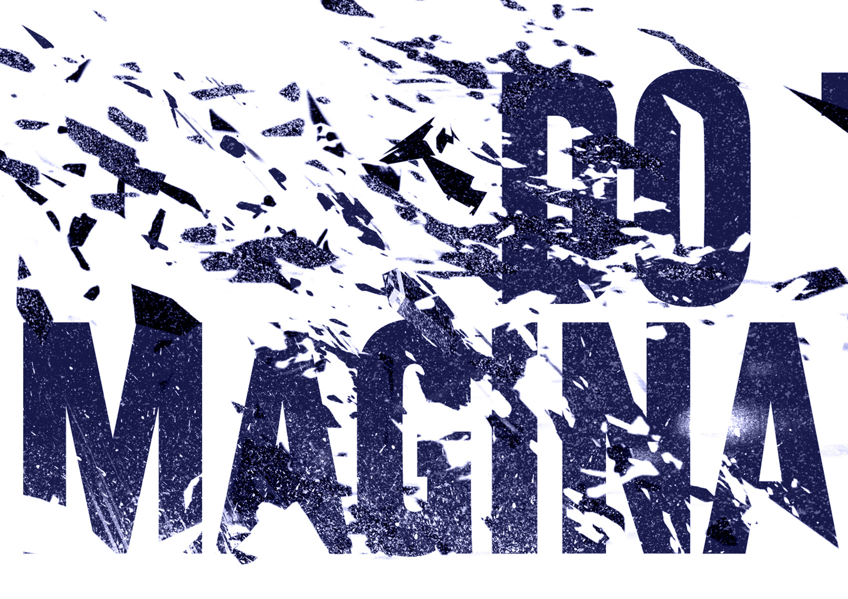 HelloVon Studio www.hellovon.com Leading sports and portrait illustrator. Nike — Do the Unimaginable. Custom typography. HelloVon, design, type, illustration, action, cool, painted, abstract, fractured, exploding, iconic