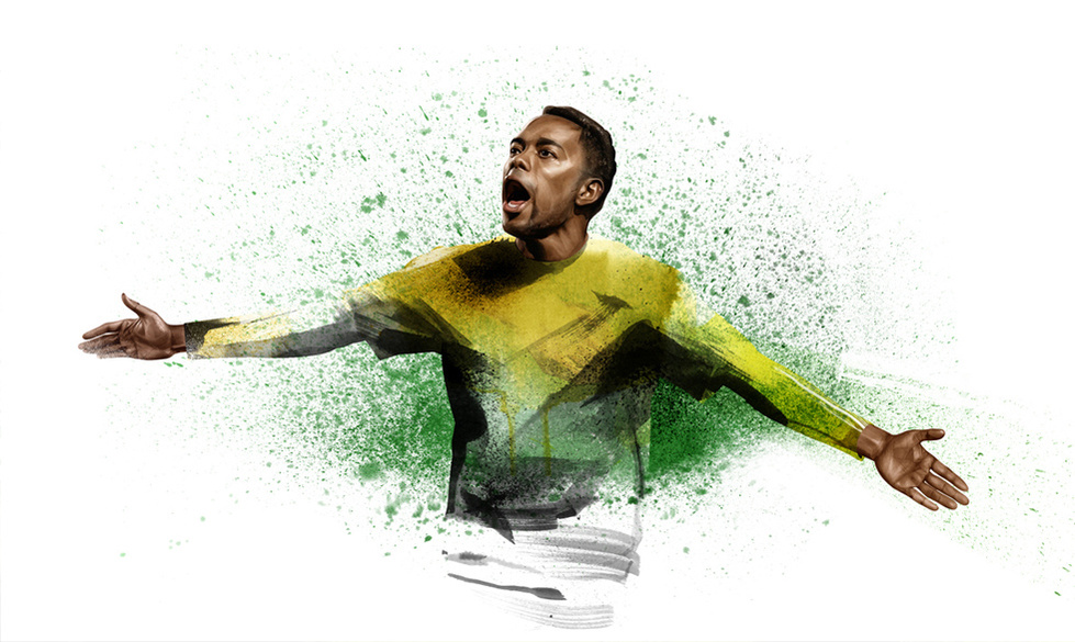 Hellovon Von World Cup 2010 Nike London Selfridges campaign www.hellovon.com sports illustration sport iconic painting drawing contemporary illustration