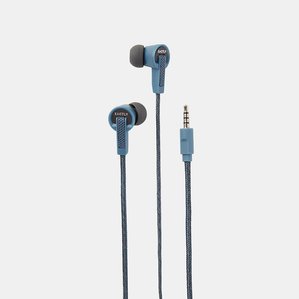 ear buds wires blue
