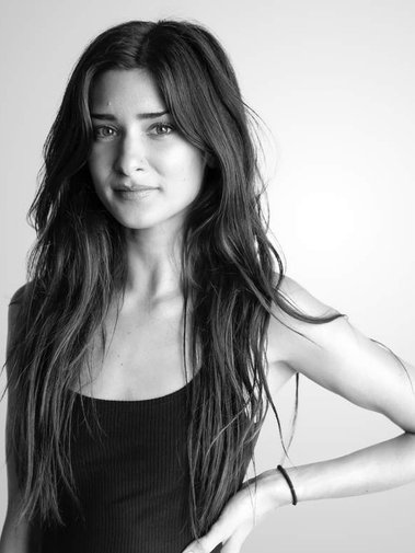 image of Bianca Hillier. Pretty girl with long back hair. 