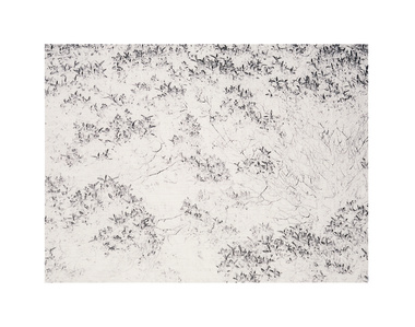 Brush print artwork made for chilewich