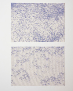 Brush and Embers print artwork made for chilewich
