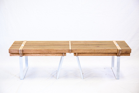 stephen, foster, meyer, stephen foster meyer, bench, design, industrial design, wood, metal, custom, folding, turning, 