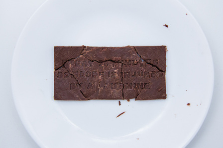 chocolate, design, mold, landmine, awareness, social change, stephen meyer, bittersweet, fostermeyer, stephen foster meyer