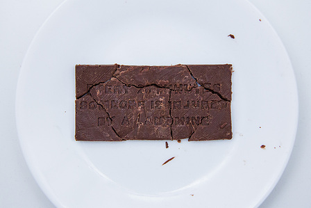 chocolate, design, mold, landmine, awareness, social change, stephen meyer, bittersweet, fostermeyer, stephen foster meyer
