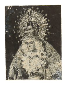 Portrait of the Virgin of Macarena from Seville