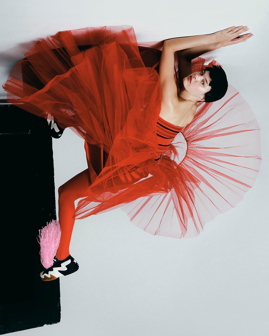 Colorful editorial in Overdue Magazine by Maria Magdalinou