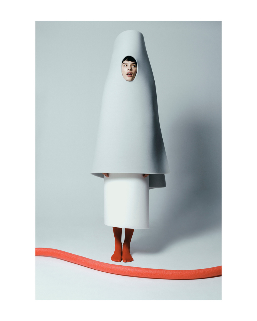 Colorful editorial in Overdue Magazine by Maria Magdalinou