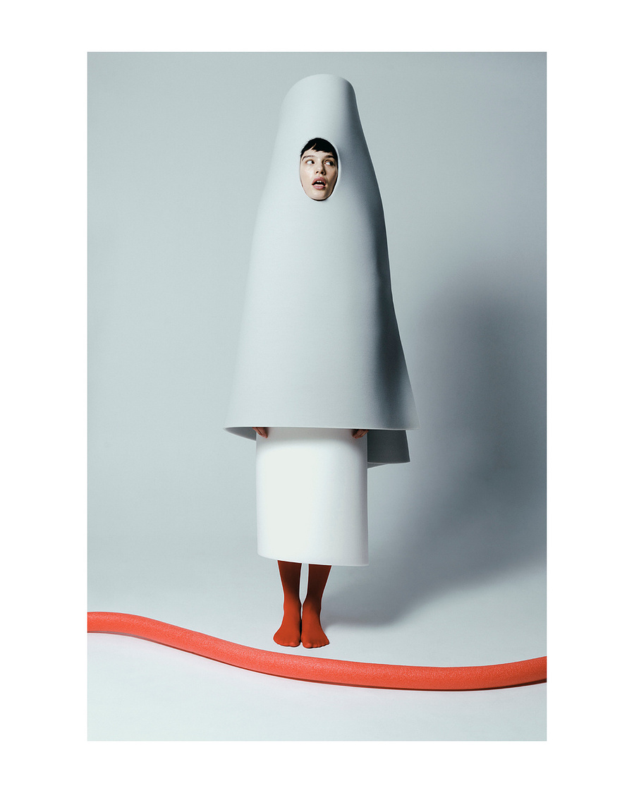 Colorful editorial in Overdue Magazine by Maria Magdalinou