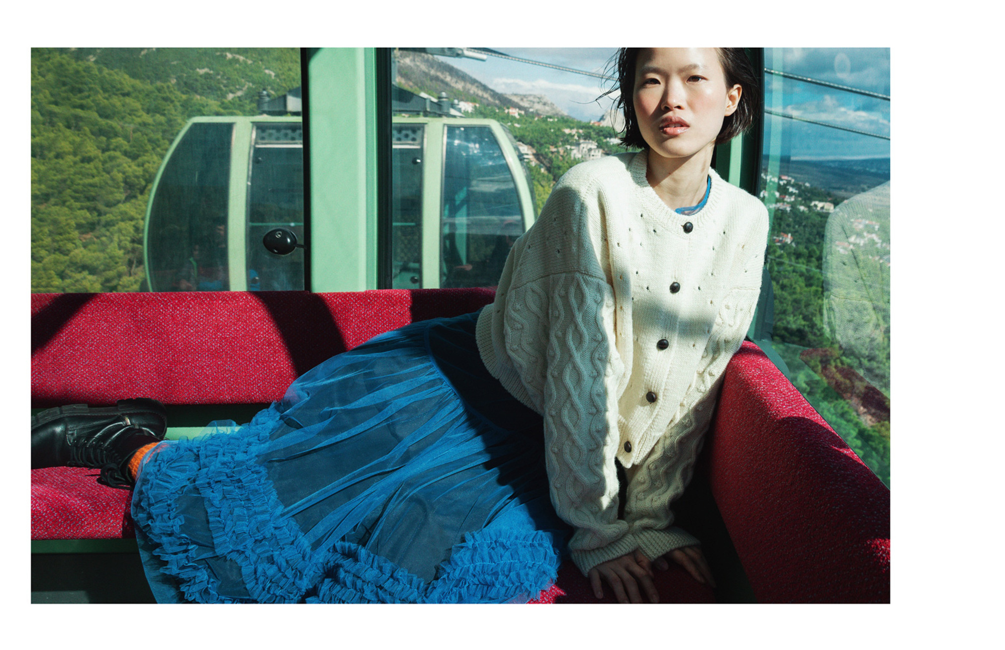 Fashion editorial by photographer Maria Magdalinou for Vogue Portugal February issue
