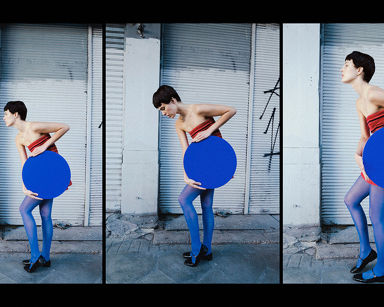 Colorful editorial in Overdue Magazine by Maria Magdalinou