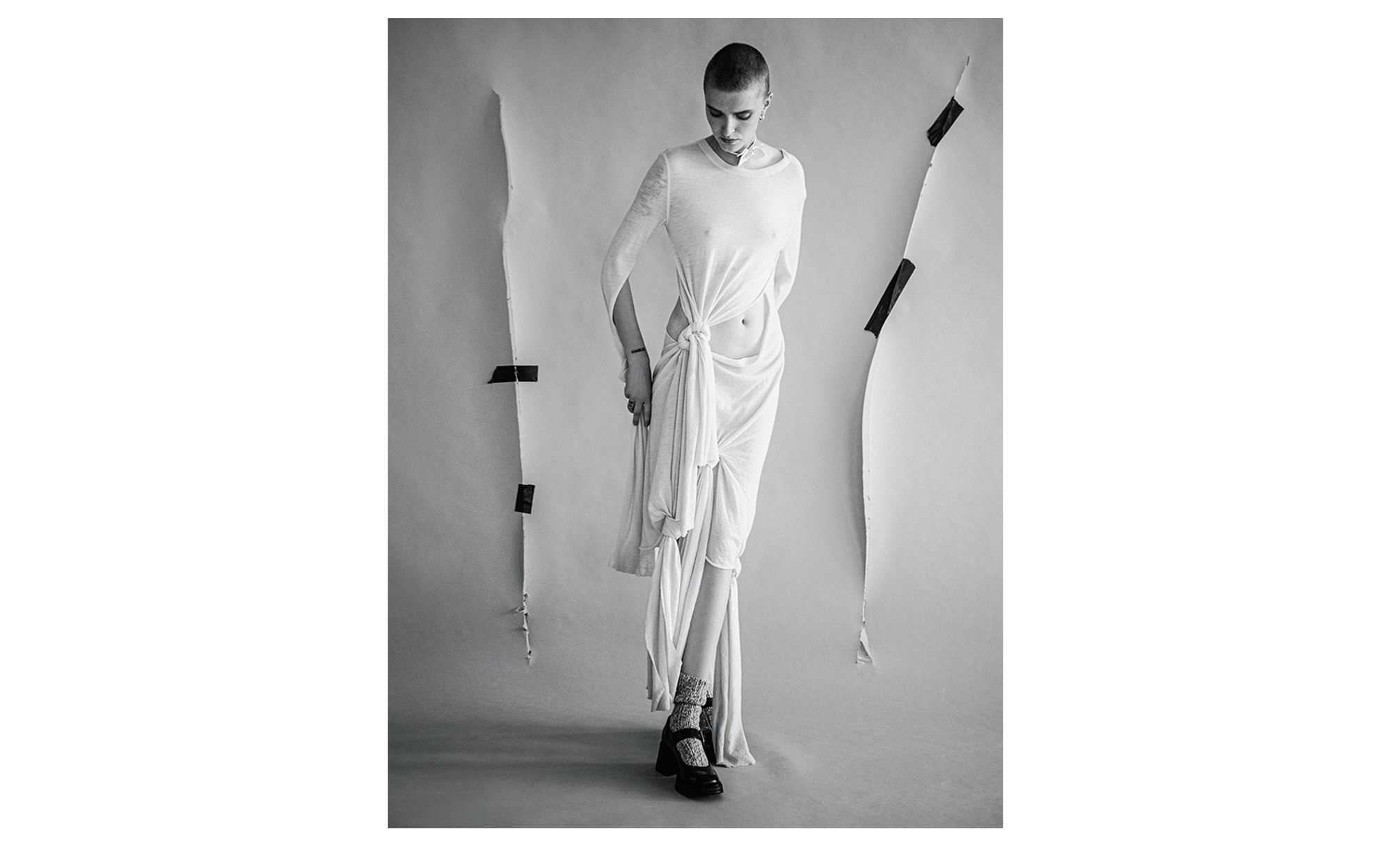 Nothing compares Sinead O'Connor tribute in Vogue Greece by Maria Magdalinou