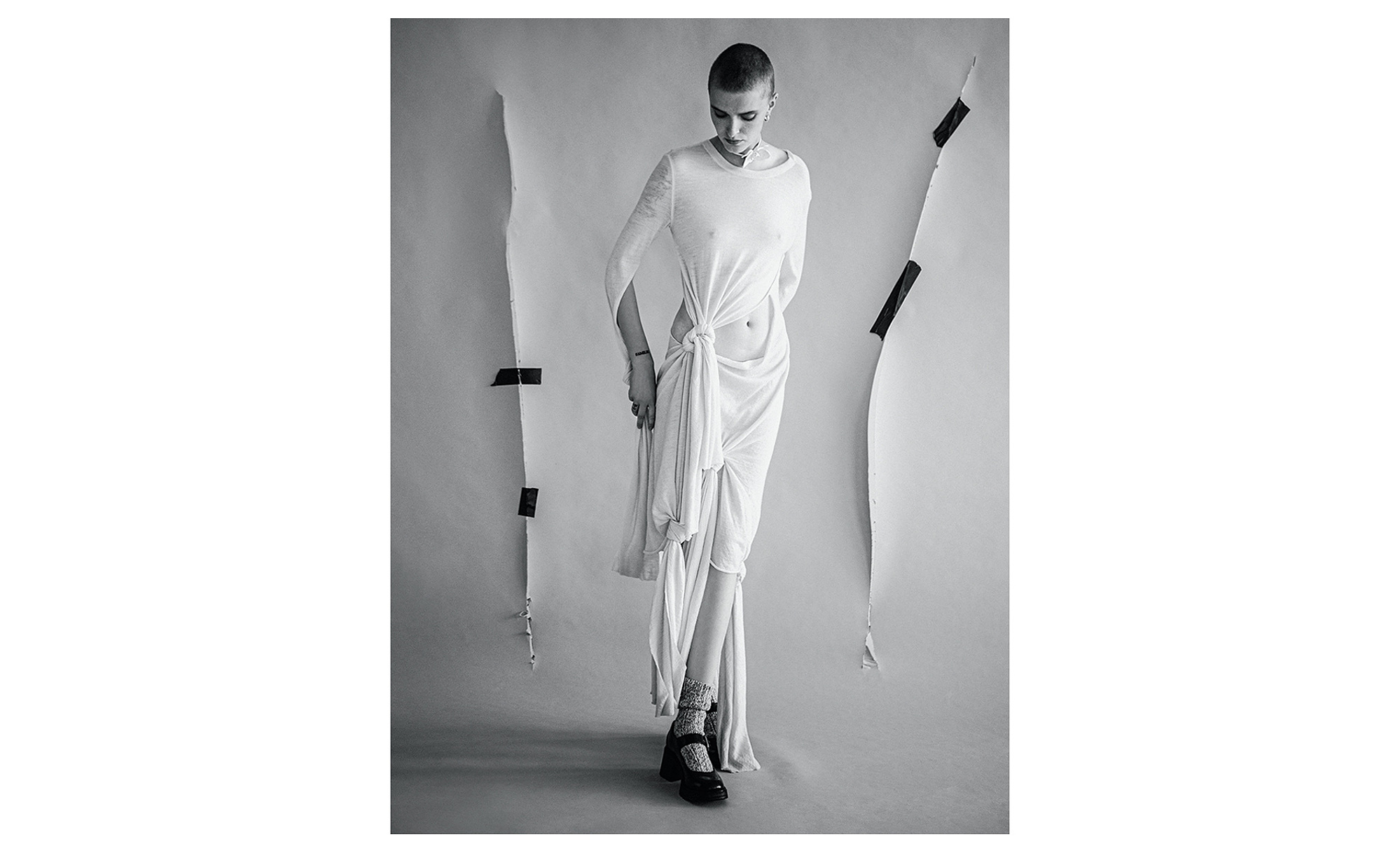 Nothing compares Sinead O'Connor tribute in Vogue Greece by Maria Magdalinou