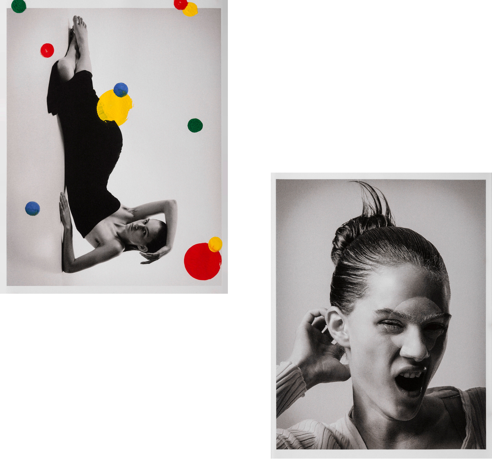 Mixed media editorial for vogue philippines by photographer maria magdalinou