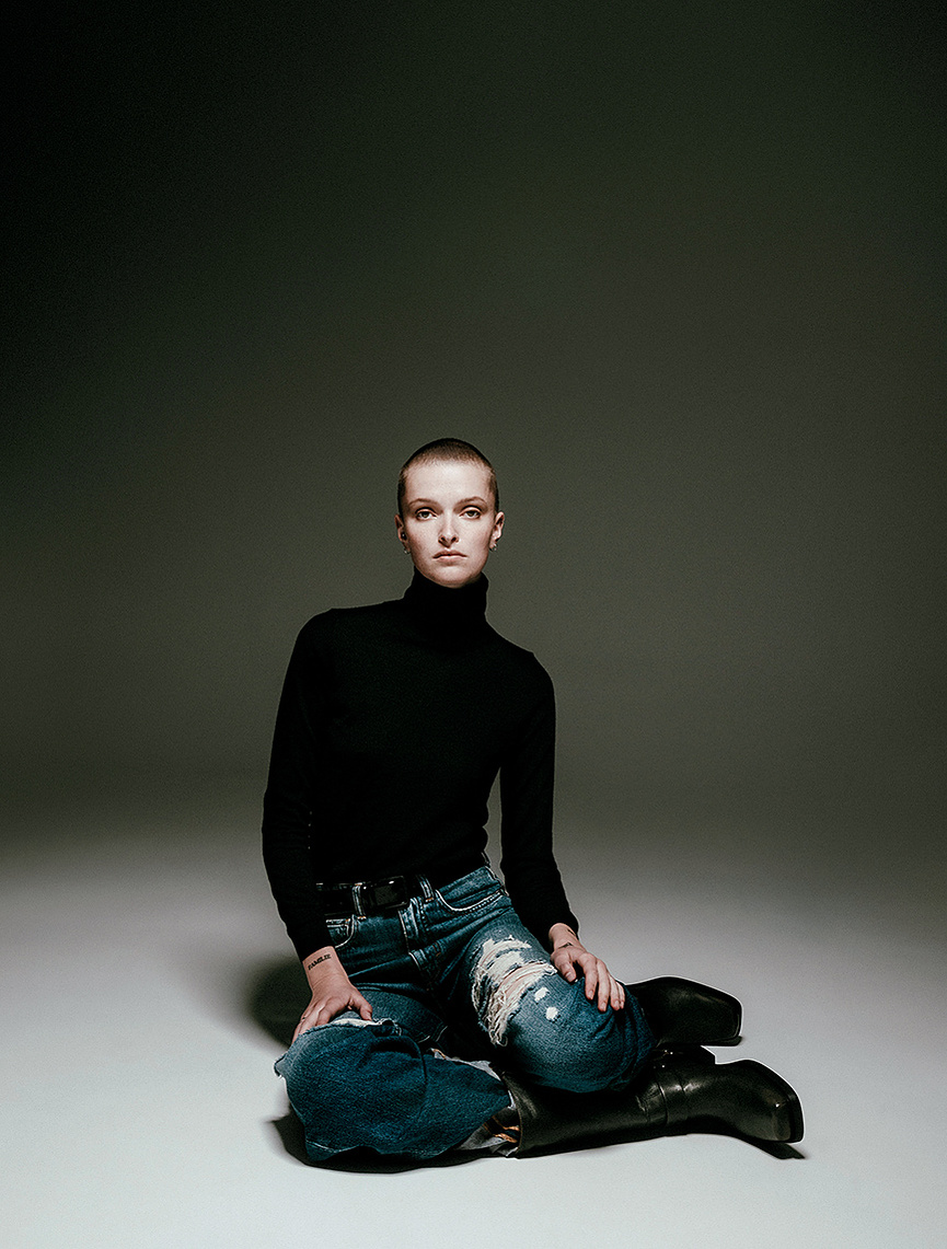 Nothing compares Sinead O'Connor tribute in Vogue Greece by Maria Magdalinou
