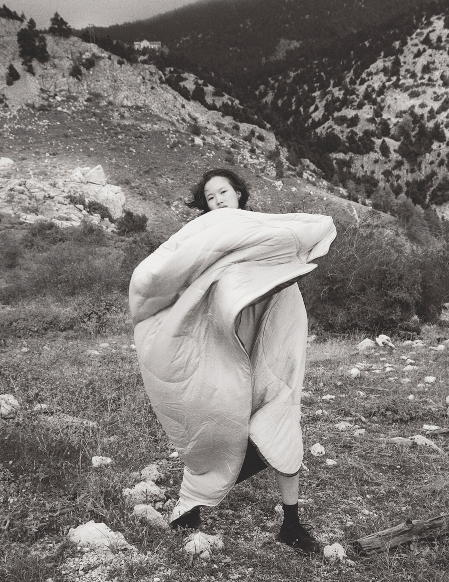 Fashion editorial by photographer Maria Magdalinou for Vogue Portugal February issue