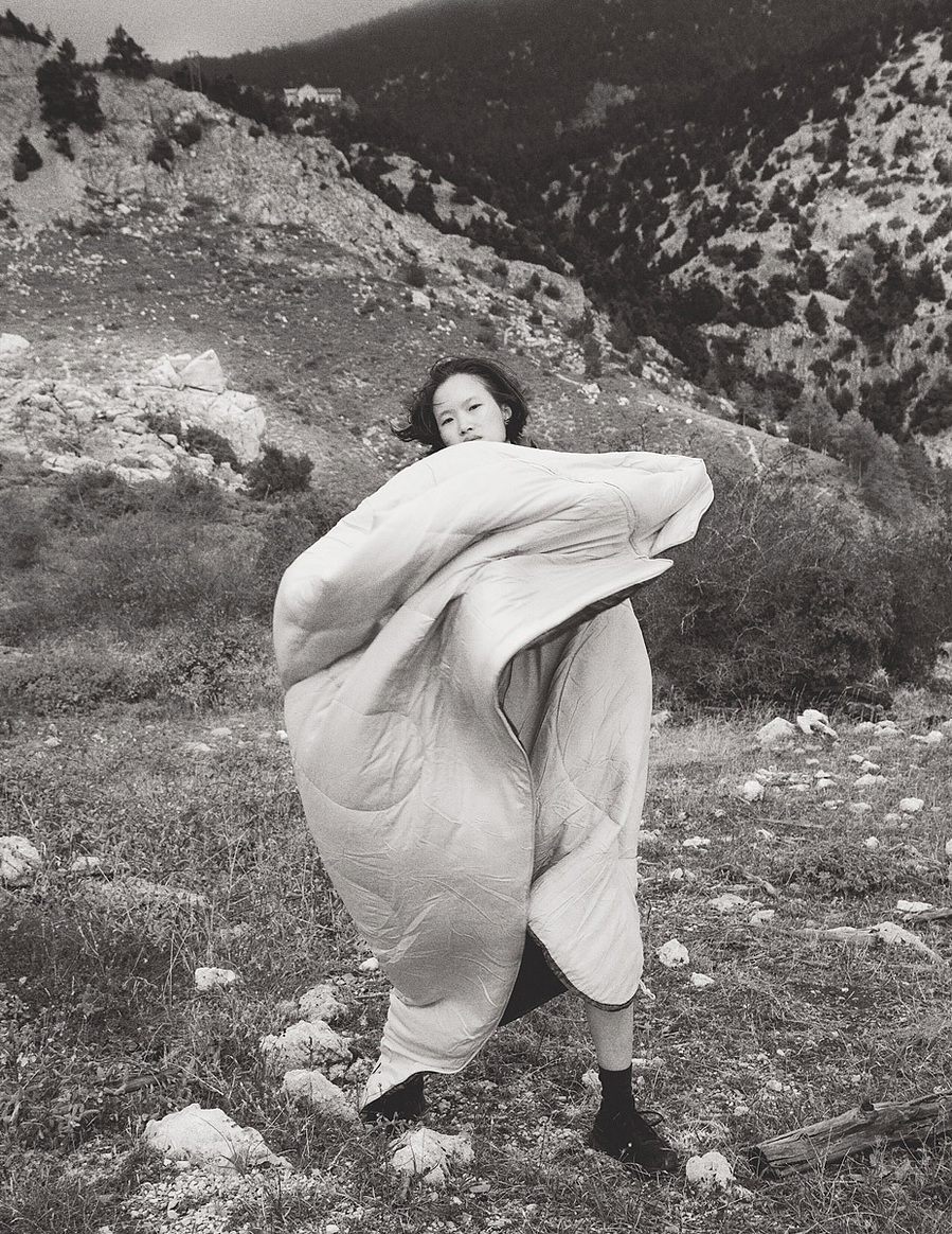 Fashion editorial by photographer Maria Magdalinou for Vogue Portugal February issue