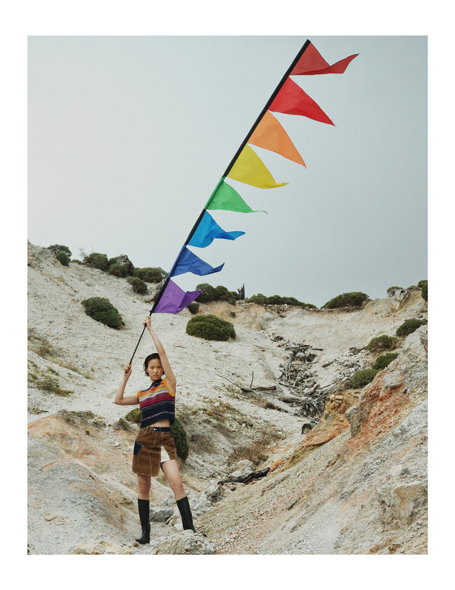 Fashion editorial by photographer Maria Magdalinou for Vogue Portugal February issue