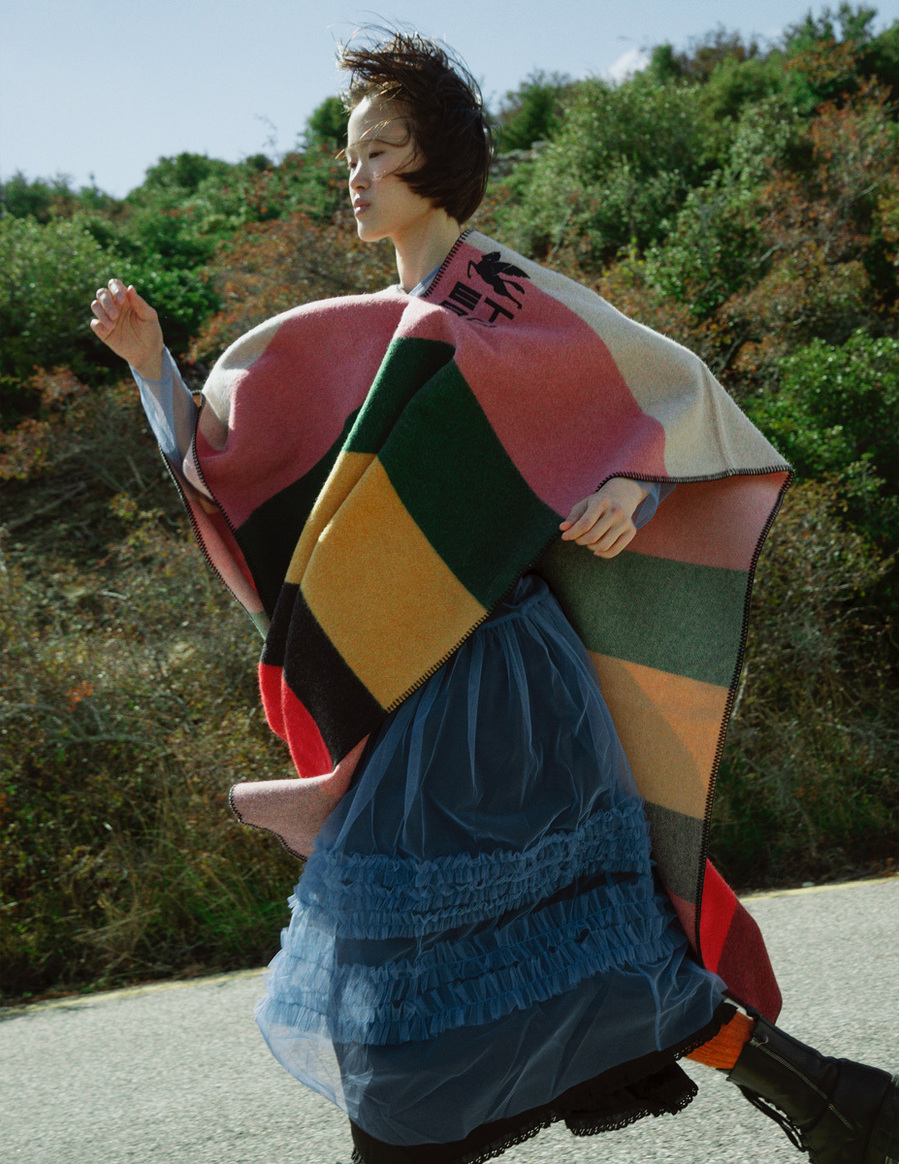 Fashion editorial by photographer Maria Magdalinou for Vogue Portugal February issue