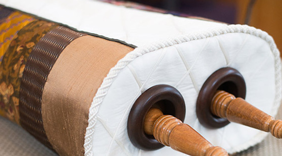 custom torah mantle, torah cover