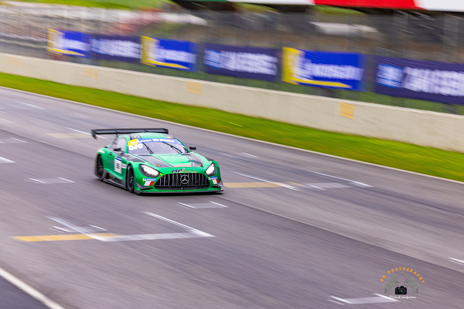 GT3 car racing at Michelin 24H European series in Mugello circuit Mar 2025