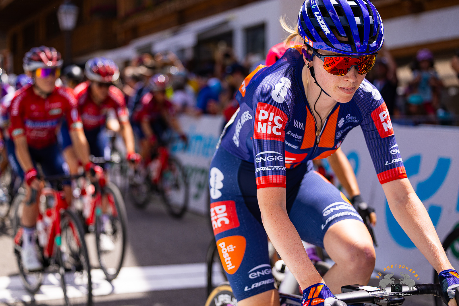 Cycling race - Women competing at the Tour de Suisse 2025 in Gstaad, Bern