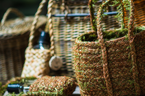 Sarah Paramor, Highland Hairmoss Bag, Applecross, hairmoss, polytrichum commune, basketmaker