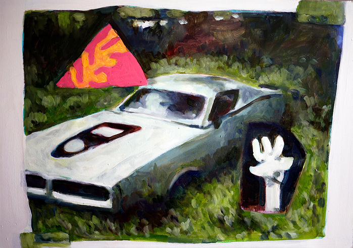 cars photorealism fineart painting matisse oilpainting