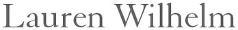 Lauren Wilhelm's Portfolio