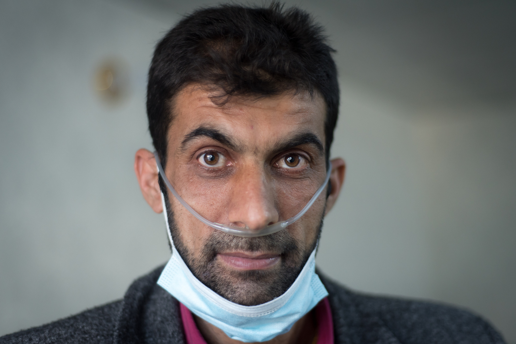 Halabja, KRI. Hawkar Sabre Mohammad (36) is a survivor of the chemical attack that hit Halabja on the 16th of March 1988. He was three years old at the time. As a result of the chemicals he inhaled, he developed chronic bronchitis and has been dependent o