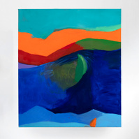 annie rose fiddian-green 
big blue abstract painting