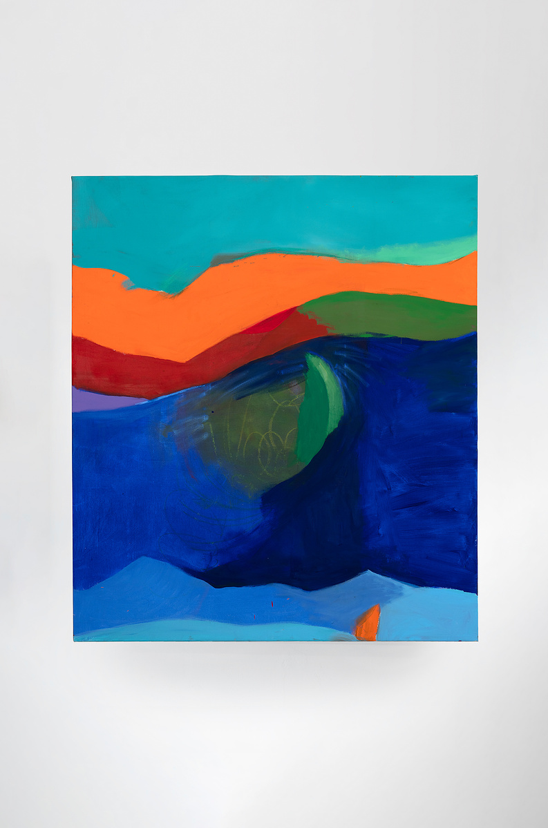 annie rose fiddian-green 
big blue abstract painting