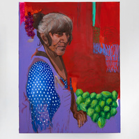 Annie-Rose Fiddian-Green
Market lady
red and purple
Mexican portrait