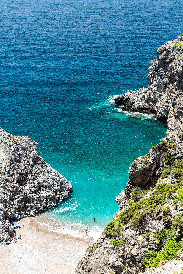 Kalami Beach near Mylopotamos Kythira Greece