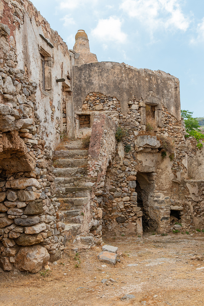 Kato Chora Ruins Mylopotamos Kythira Greece