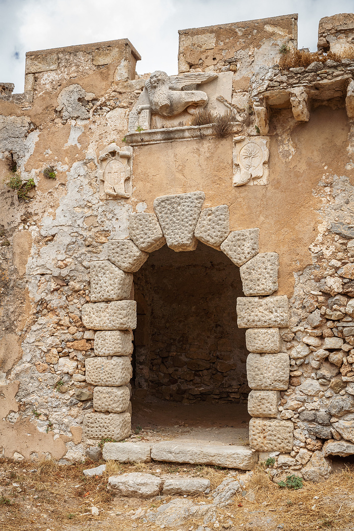 Kato Chora Entrance Mylopotamos Kythira Greece