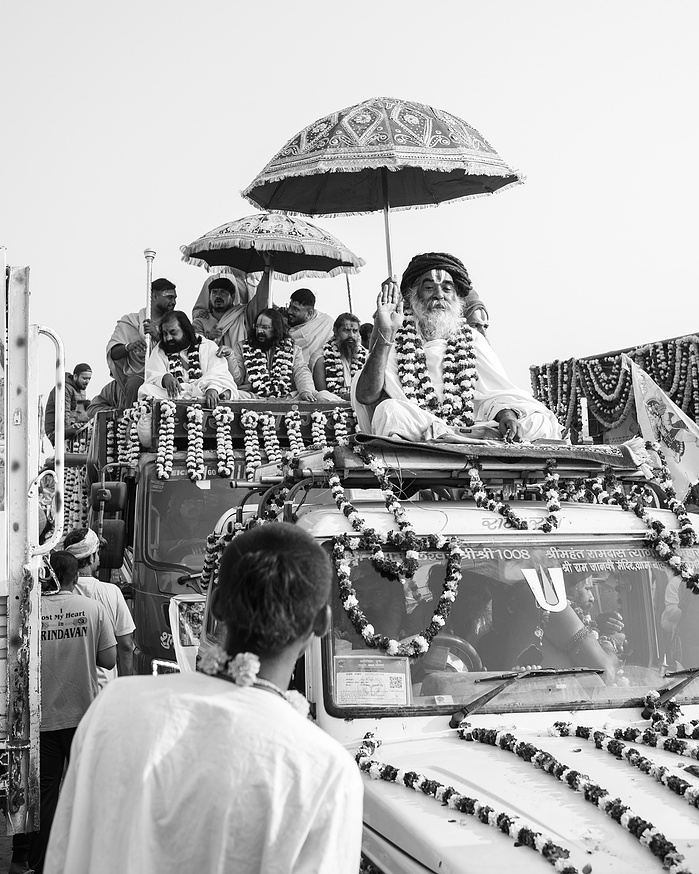 Sita Ram baba at the Kumbh Mela 2025