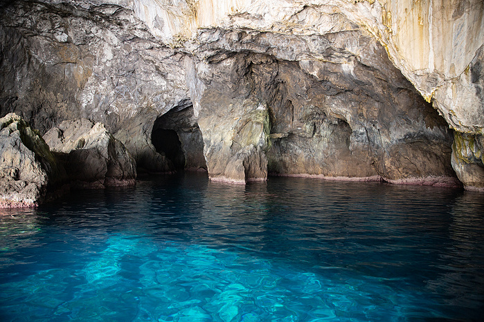 Caves of Hytra Kythira Greece
