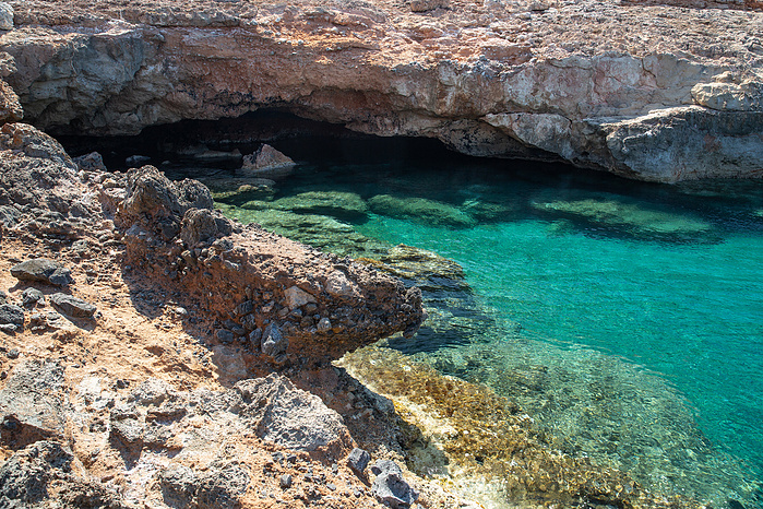 Turquoise Coves by the Roadside Kythira Greece